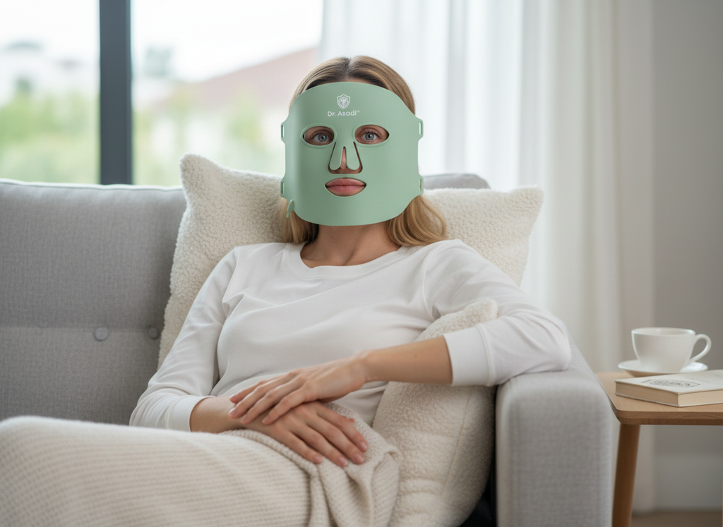 LED Infrarotlicht Gesichtsmaske