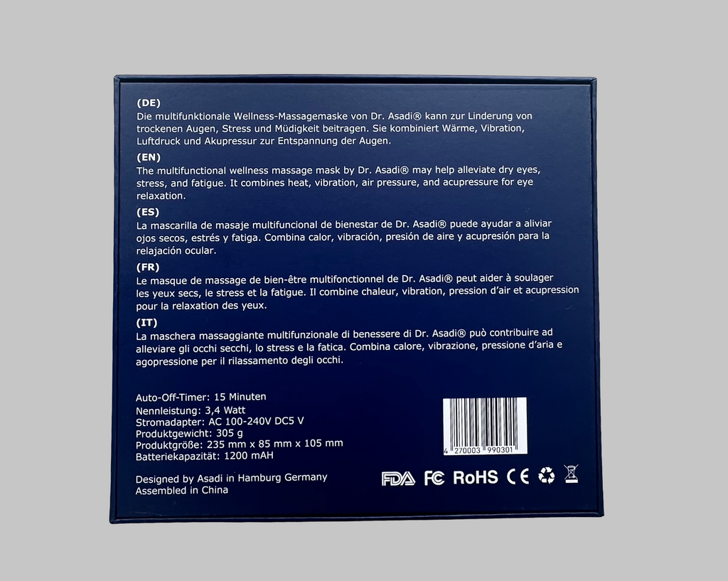 Dr.Asadi® Wellness Mask S2 (Neue Serie)